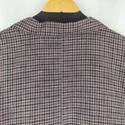 KOOI 千鳥格子 スーパービッグシルエットハーフスリーブジャケット メンズ 1