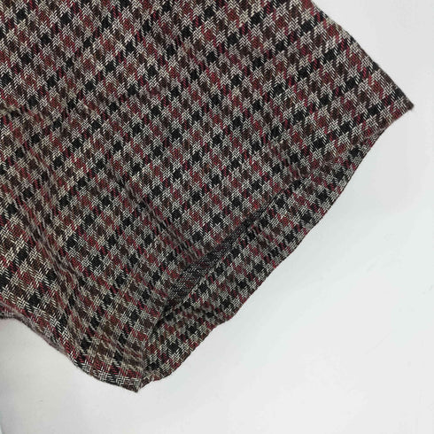 KOOI 千鳥格子 スーパービッグシルエットハーフスリーブジャケット メンズ 1