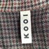 KOOI 千鳥格子 スーパービッグシルエットハーフスリーブジャケット メンズ 1