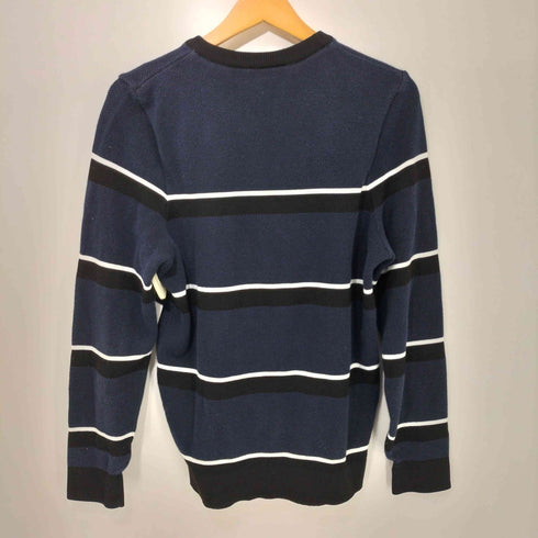 ラコステ LACOSTE フランス製 ワンポイント L/S ボーダーニット メンズ import:XS