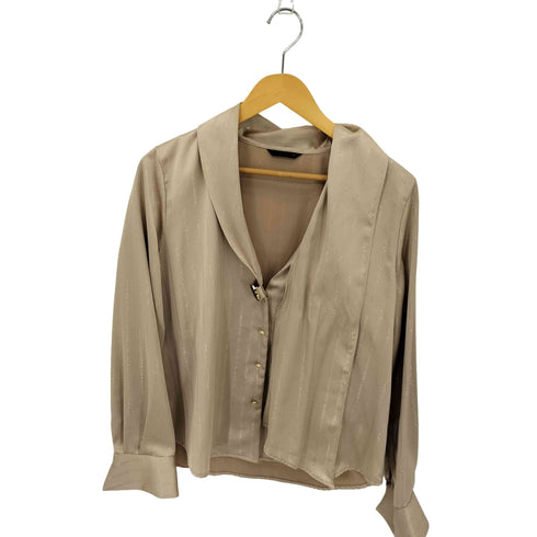 ザラ ZARA メタリック糸アップリケブラウス レディース import:S