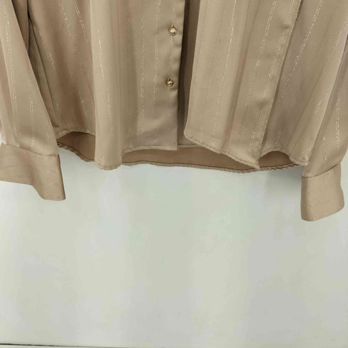 ザラ ZARA メタリック糸アップリケブラウス レディース import:S