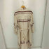 ザラ ZARA SRPLS SHRT MD DRSS リネン ハーフボタンシャツワンピース レディース M-L