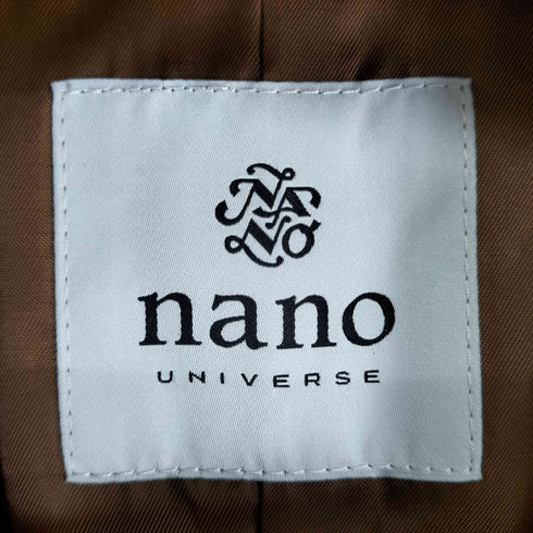 ナノユニバース NANO universe ダブルブレストテーラードジャケット レディース 38