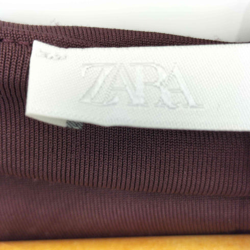 ザラ ZARA メタルディテール ノースリーブワンピース レディース import:M