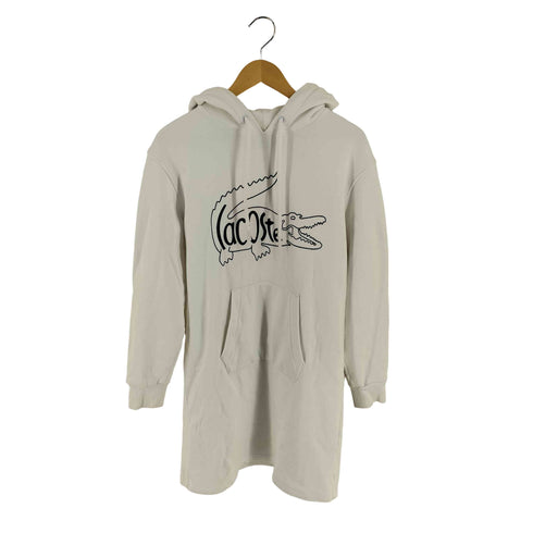 ラコステ LACOSTE クロコロゴプリントスウェットフーディワンピース レディース import:L