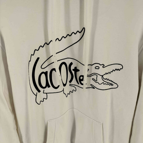 ラコステ LACOSTE クロコロゴプリントスウェットフーディワンピース レディース import:L