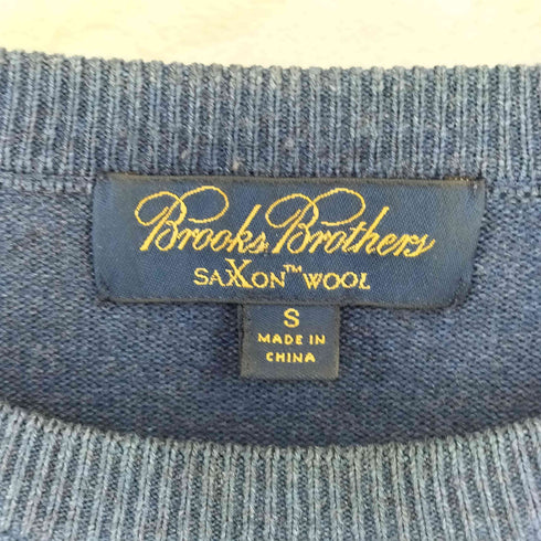 ブルックスブラザーズ BROOKS BROTHERS SAXON WOOL ニットセーター メンズ import:S