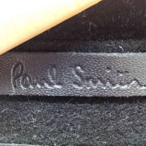 ポールスミス Paul Smith 襟ベルベット切替 ウール チェスターコート 裏地羽柄 メンズ import:M