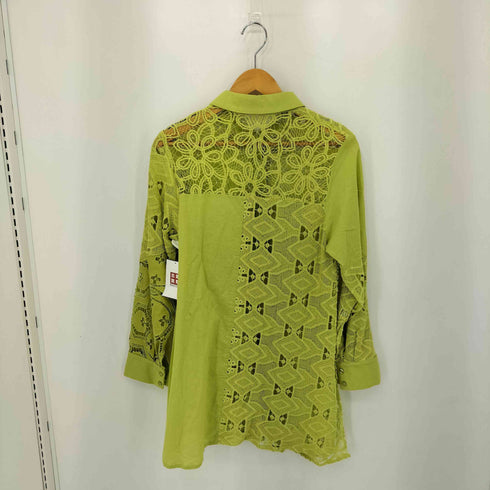 サハラ sahara MARTE Lace Patchwork Shirt レースパッチワークシャツ レディース FREE
