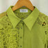 サハラ sahara MARTE Lace Patchwork Shirt レースパッチワークシャツ レディース FREE