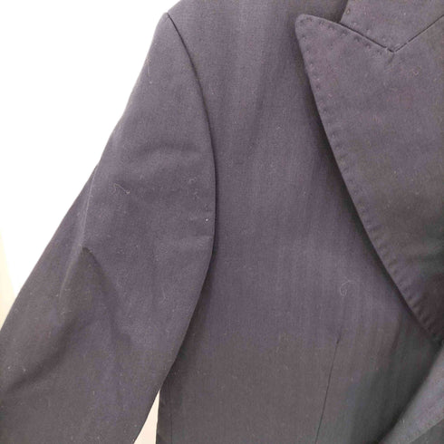 ザラ ZARA HERRINGBONE SUIT BLAZER ヘリンボーン ダブルブレスト テーラードジャケット メンズ 46