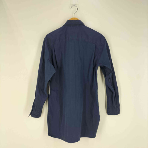 ユナイテッドアローズグリーンレーベルリラクシング UNITED ARROWS green label relaxing SC フェードギャバ ロング レギュラーカラー シャツ メンズ