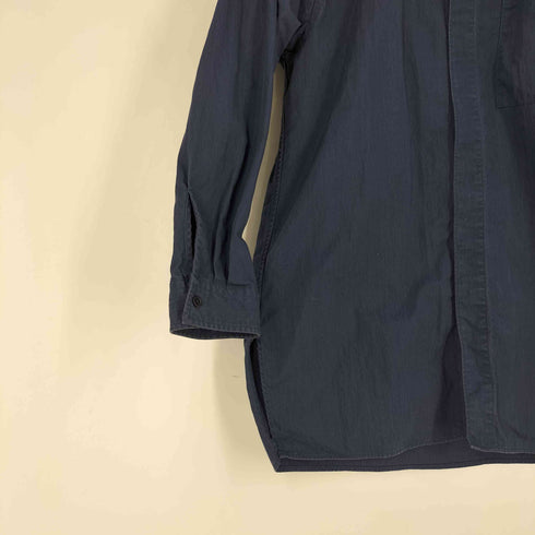 ユナイテッドアローズグリーンレーベルリラクシング UNITED ARROWS green label relaxing SC フェードギャバ ロング レギュラーカラー シャツ メンズ