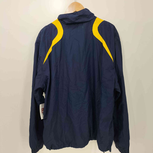 ナイキ NIKE 90s USA製 白タグ センタースウッシュ 裾ドローコード ハーフジップ プルオーバージャケット メンズ import:L