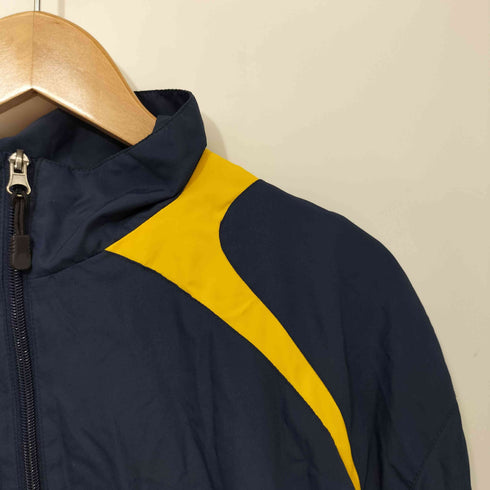 ナイキ NIKE 90s USA製 白タグ センタースウッシュ 裾ドローコード ハーフジップ プルオーバージャケット メンズ import:L