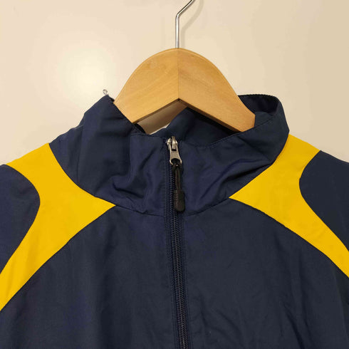 ナイキ NIKE 90s USA製 白タグ センタースウッシュ 裾ドローコード ハーフジップ プルオーバージャケット メンズ import:L