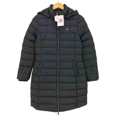 トミージーンズ tommy jeans フード付 ロングダウンコート レディース import:M