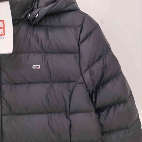 トミージーンズ tommy jeans フード付 ロングダウンコート レディース import:M