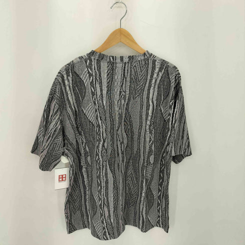 メゾンスペシャル MAISON SPECIAL 3D Jacquard Prime-Over Crew Neck Knit T-shirt 3Dジャガードプライムオーバーク Tシャツ メンズ JPN:1