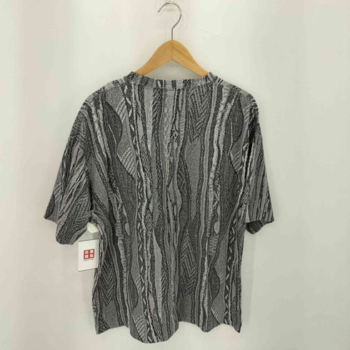 メゾンスペシャル MAISON SPECIAL 3D Jacquard Prime-Over Crew Neck Knit T-shirt 3Dジャガードプライムオーバーク Tシャツ メンズ JPN:1