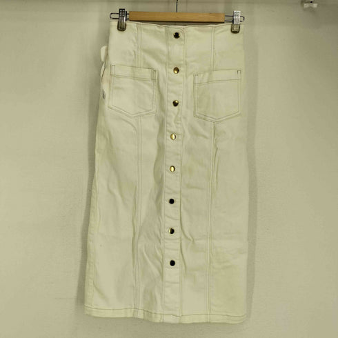 プロポーションバイボディードレッシング PROPORTION BODY DRESSING フロント釦 デニム タイト スカート レディース JPN:S