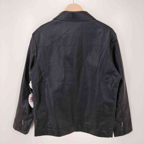 フェイクレザー ジャケット メンズ JPN:M