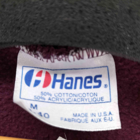 ヘインズ Hanes USA製 IDEALジップ コットンアクリル ジップアップパーカー メンズ JPN:M