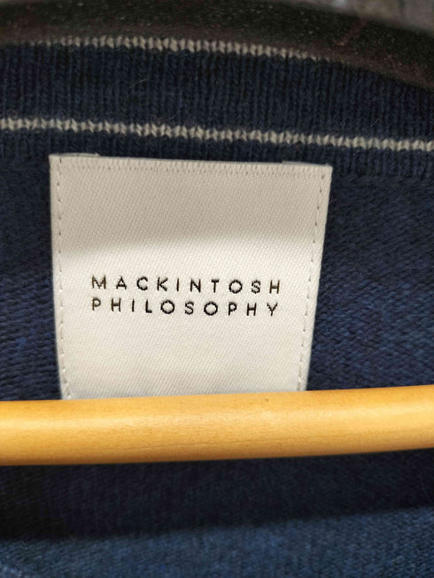 マッキントッシュフィロソフィー MACKINTOSH PHILOSOPHY カシミヤ混 Vネック ニットセーター メンズ 38