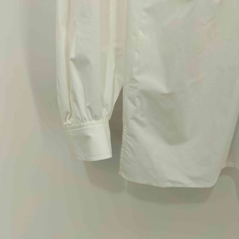 ユナイテッドアローズグリーンレーベルリラクシング UNITED ARROWS green label relaxing タフタプリーツ ハイネックブラウス レディース