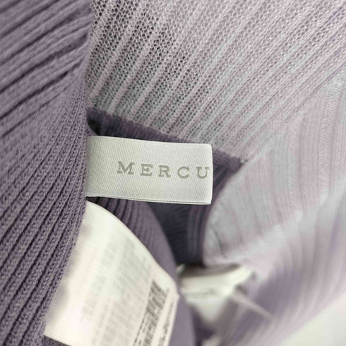 マーキュリーデュオ MERCURYDUO レイヤード ドッキングミドルニットワンピース レディース import:S
