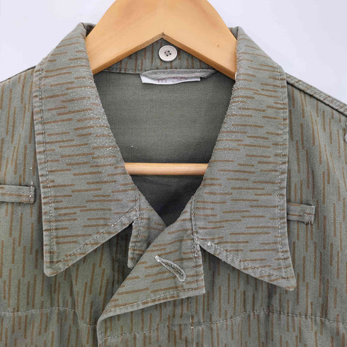 ジャーマンアーミー GERMAN ARMY 70-80s NVA 東ドイツ軍 レインドロップカモ フィールドジャケット メンズ 56