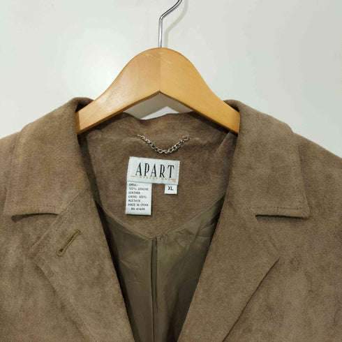 Apart Impressions スエードレザー ハーフコート レディース import:XL