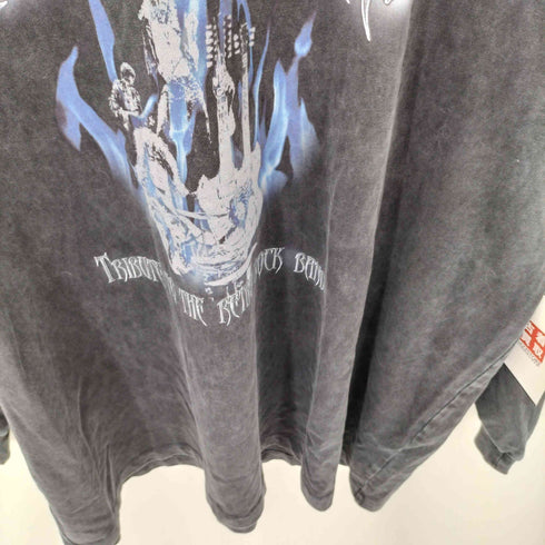 メイソンプリンス mason prince ビッグシルエットヴィンテージ加工MPオリジナルバンドツアーロンTEE メンズ 3