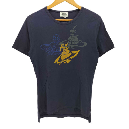 ヴィヴィアンウエストウッドマン Vivienne Westwood MAN オーブデザイン ロゴ Tシャツ メンズ EUR:44