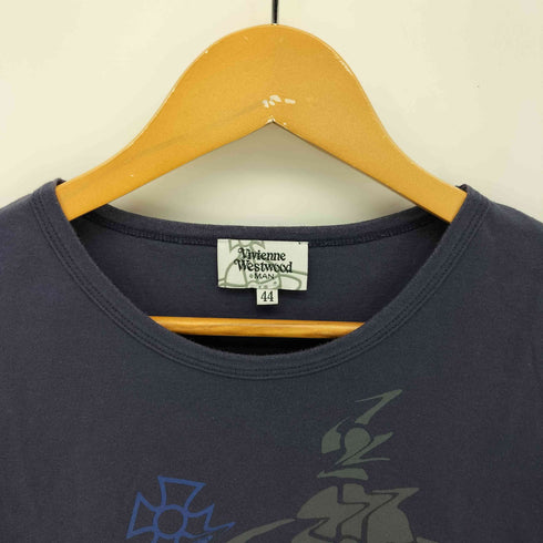 ヴィヴィアンウエストウッドマン Vivienne Westwood MAN オーブデザイン ロゴ Tシャツ メンズ EUR:44