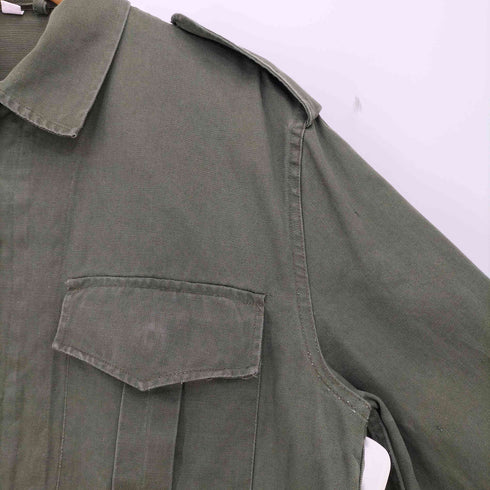 ベルギーアーミー Belgian army 70s 76年会計 ABL ETS.CHANTERIE ベルギー軍 シャツジャケット メンズ 40