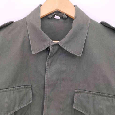 ベルギーアーミー Belgian army 70s 76年会計 ABL ETS.CHANTERIE ベルギー軍 シャツジャケット メンズ 40