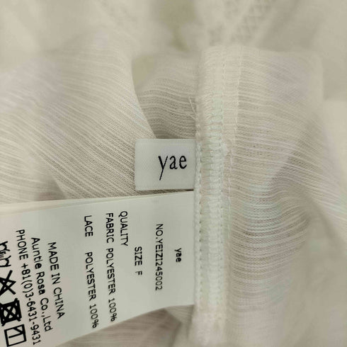 yae Lace blouse レースブラウス レディース FREE