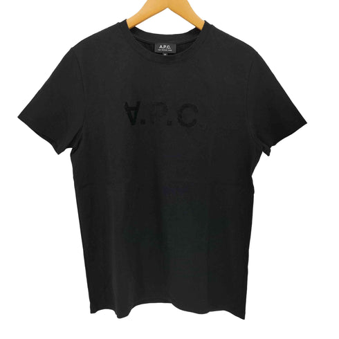 アーペーセー A.P.C. 逆さロゴ クルーネック Tシャツ メンズ import:M