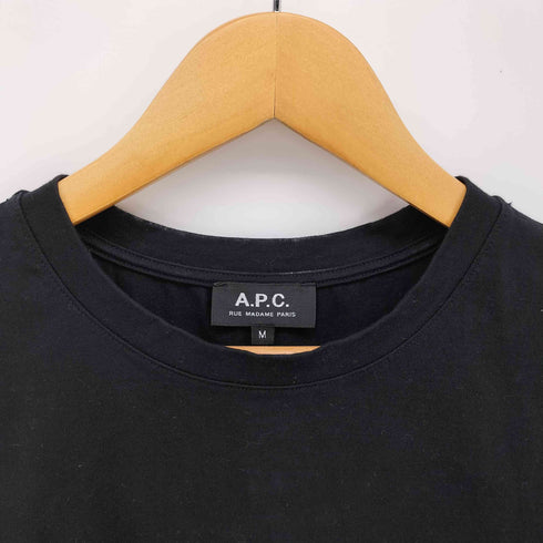 アーペーセー A.P.C. 逆さロゴ クルーネック Tシャツ メンズ import:M