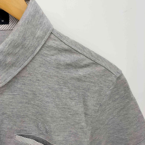 フレッドペリー FRED PERRY ロゴ刺繍 S/S ポロシャツ レディース import:M