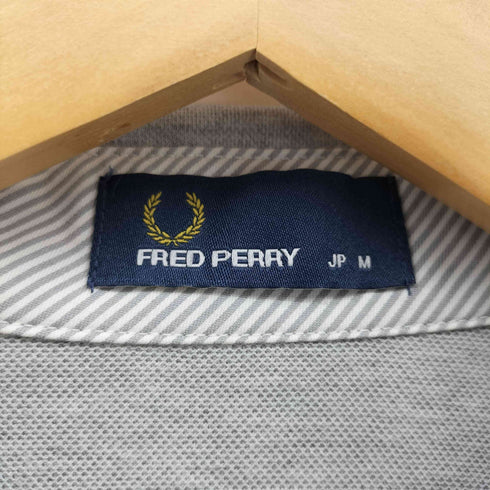 フレッドペリー FRED PERRY ロゴ刺繍 S/S ポロシャツ レディース import:M