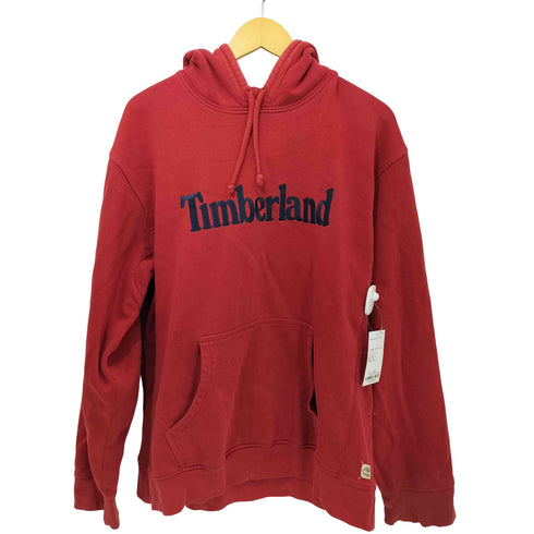 ティンバーランド Timberland 00s ロゴ刺繍 フード裏サーマル プルオーバーパーカー メンズ import:L