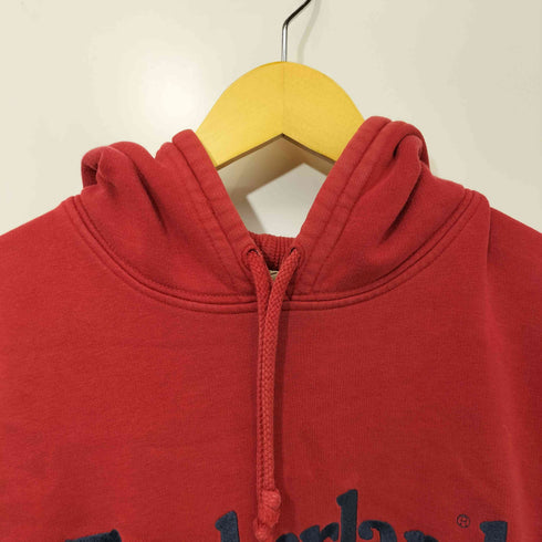 ティンバーランド Timberland 00s ロゴ刺繍 フード裏サーマル プルオーバーパーカー メンズ import:L