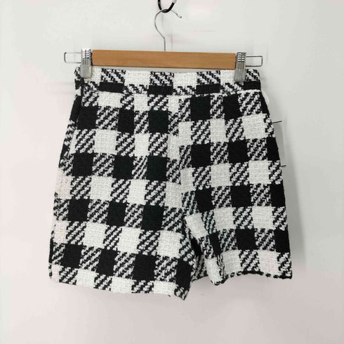 sheller ブロックチェック ツイード キュロットスカート レディース JPN:S