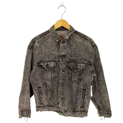リーバイス Levis 80s USA製 57508-0256 ケミカルウォッシュ デニム トラッカージャケット レディース import:L