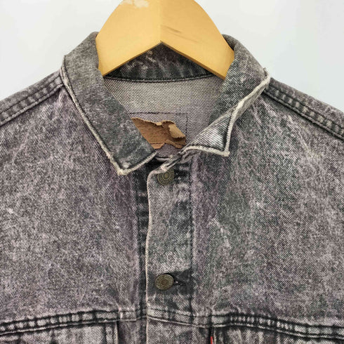 リーバイス Levis 80s USA製 57508-0256 ケミカルウォッシュ デニム トラッカージャケット レディース import:L