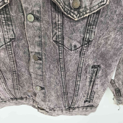 リーバイス Levis 80s USA製 57508-0256 ケミカルウォッシュ デニム トラッカージャケット レディース import:L
