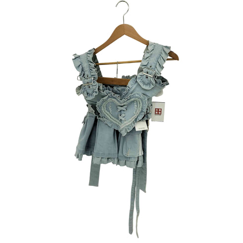 HIDOLATRAL THEODOL イドラタールテオドール ハート デニムセットアップ Y2K レディース M